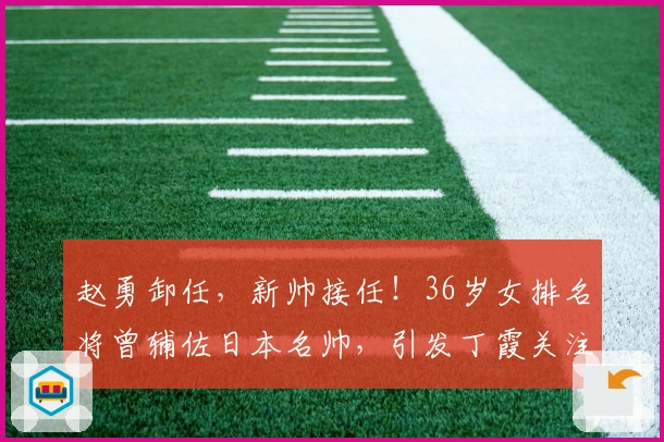 赵勇卸任，新帅接任！36岁女排名将曾辅佐日本名帅，引发丁霞关注